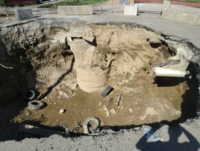 Власти Благовещенска озвучили когда на Кузнечной отремонтируют коллектор и исчезнет огромная яма