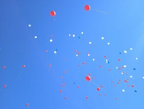 В Приамурье в День знаний в небо запустили специальные воздушные шары