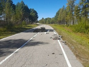 Мотоциклист разбился насмерть в Приамурье 