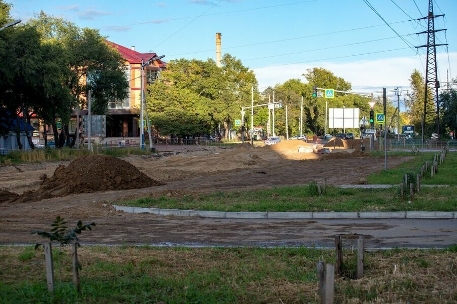 Два квартала улицы Горького уйдут в зиму без асфальта фото 