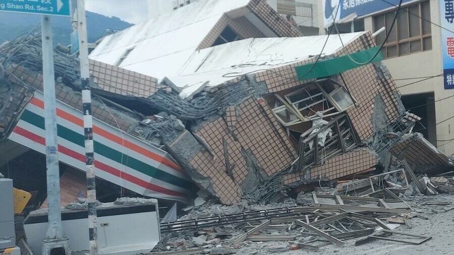 На Тайване произошло сильнейшее землетрясение