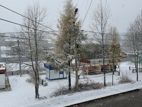 На севере Амурской области прошел снег фото видео