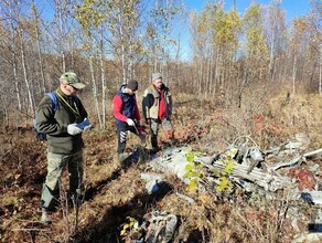 В амурской тайге найдены новые обломки на месте крушения самолета о котором снят фильм Одна