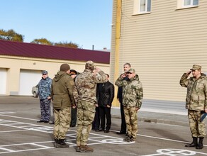 В Благовещенске встретили бойцов Росгвардии без потерь вернувшихся из зоны СВО фото