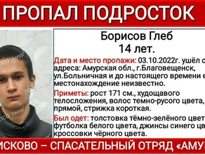 В Благовещенске потерялся 14летний подросток