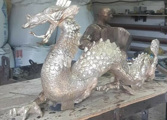 В Благовещенск едет дракон В парке Дружбы в ближайшее время установят новую скульптуру