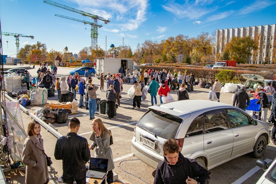 90 килограммов батареек и тонны макулатуры Очередная акция по сбору вторсырья прошла в Благовещенске