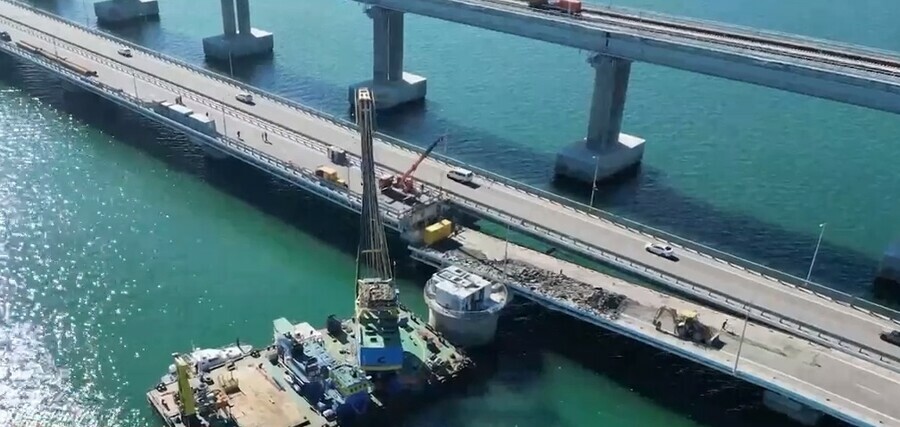 Правительство РФ восстановим Крымский мост до конца года