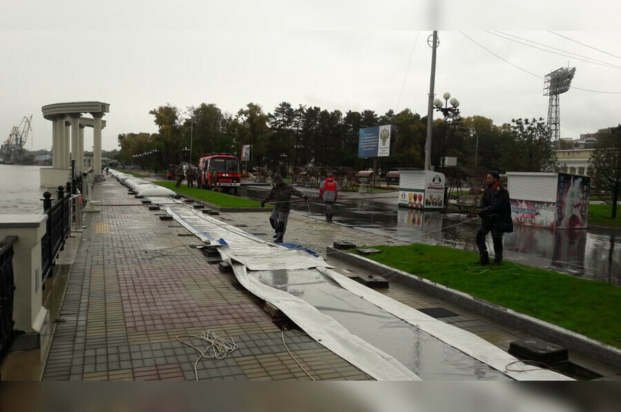 У Хабаровска уровень Амура превысил опасную отметку В зоне паводка  27 населенных пунктов