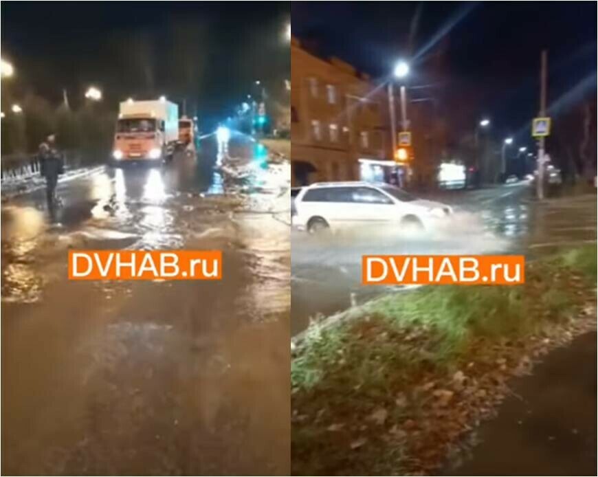 В Хабаровске случился прорыв в сфере ЖКХ Залило целый микрорайон видео