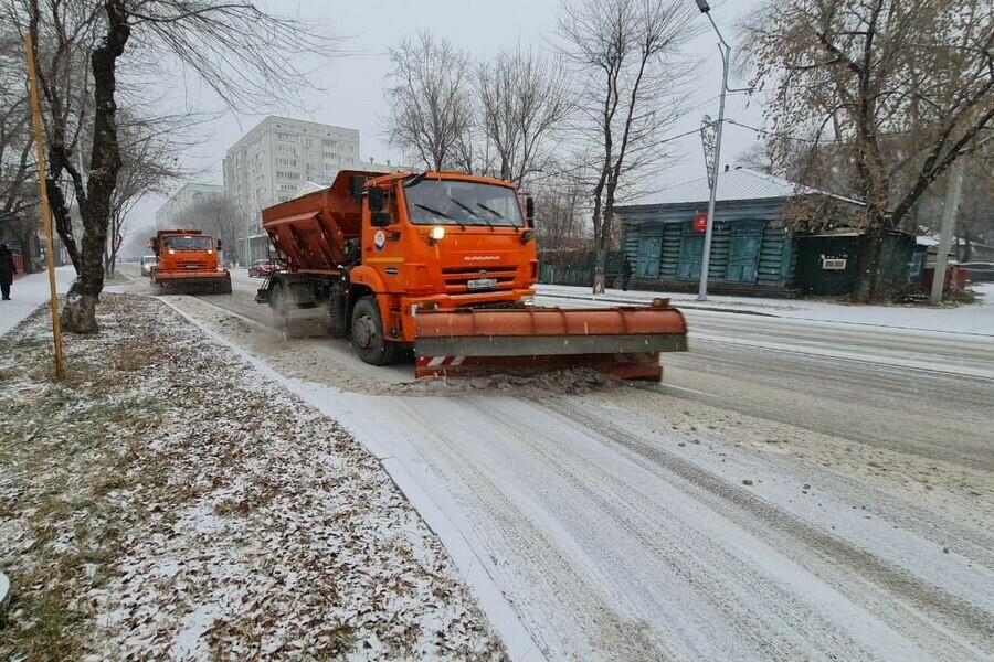 Какие улицы очищают от снега в Благовещенске сообщили в мэрии фото 