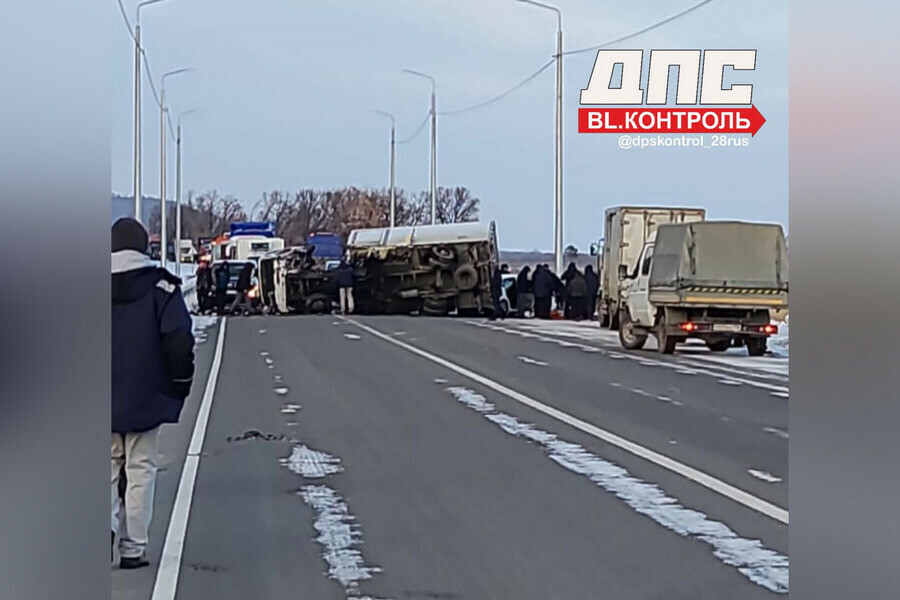 Соцсети на свободненской трассе страшное ДТП перекрыло дорогу Сообщается о пострадавших и погибших фото