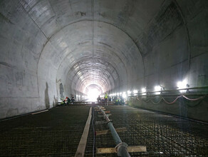 Строители забетонировали половину сводов и стен нового Керакского тоннеля на Транссибе