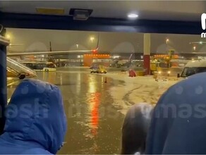 На Москву обрушился зимний тропический ливень В аэропортах затоплены взлетнопосадочные полосы