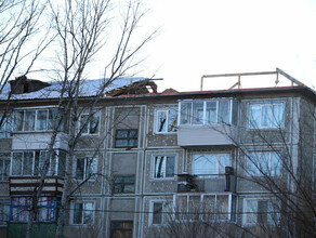 ЧП жильцы пятиэтажки в Свободном зимуют без крыши