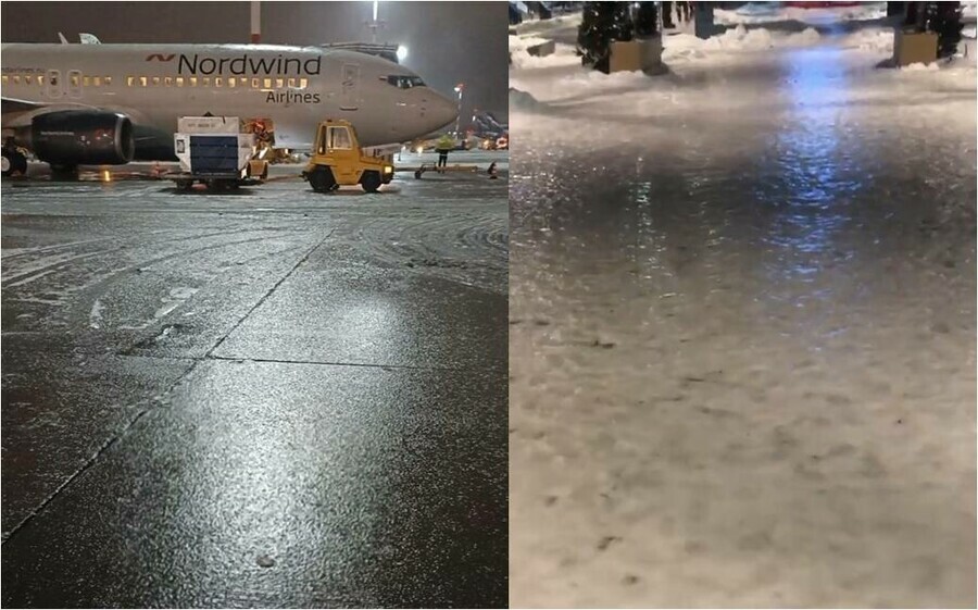 Снова ледяной дождь Почти 60 рейсов задержали и отменили в аэропортах Москвы