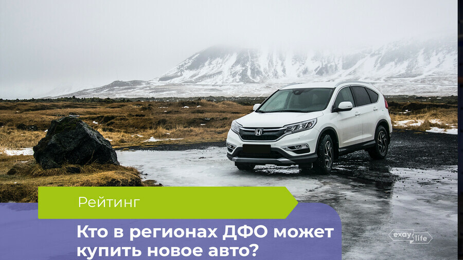 Сколько жителей из регионов ДФО могут позволить себе купить новый автомобиль Новое исследование