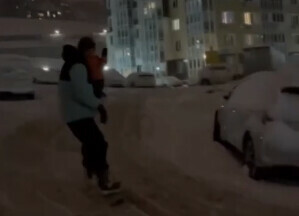Во Владивостоке изза снегопада отменили уроки а местные жители передвигаются по городу на сноубордах фото видео