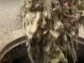 Жители Белогорска создали трудноустранимый канализационный засор