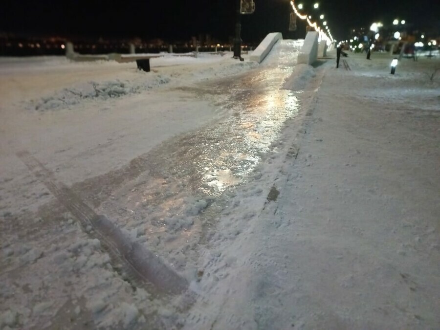 В Народном фронте Амурской области резко раскритиковали горки и катки в центре Благовещенска