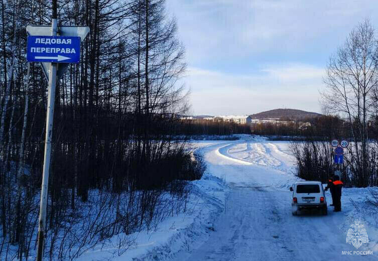 В Амурской области открылась 9я ледовая переправа на реке Деп