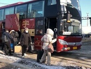 СМИ в Китай отправился первый автобус из Благовещенска