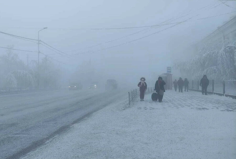 Жестокий мороз в минус 62 градуса воцарился на Дальнем Востоке