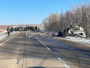 На федеральной трассе в Приамурье произошло серьезное ДТП