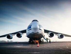 В аэропорту Благовещенска снова был замечен огромный грузовой самолет Руслан