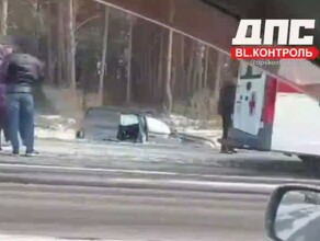 В Амурской области с трассы ушел внедорожник