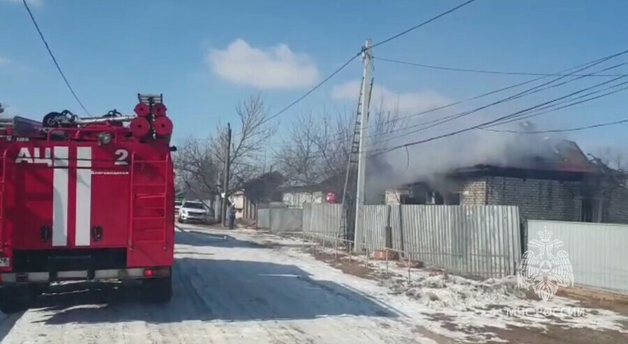 В селе Игнатьево под Благовещенском произошел пожар в магазине видео