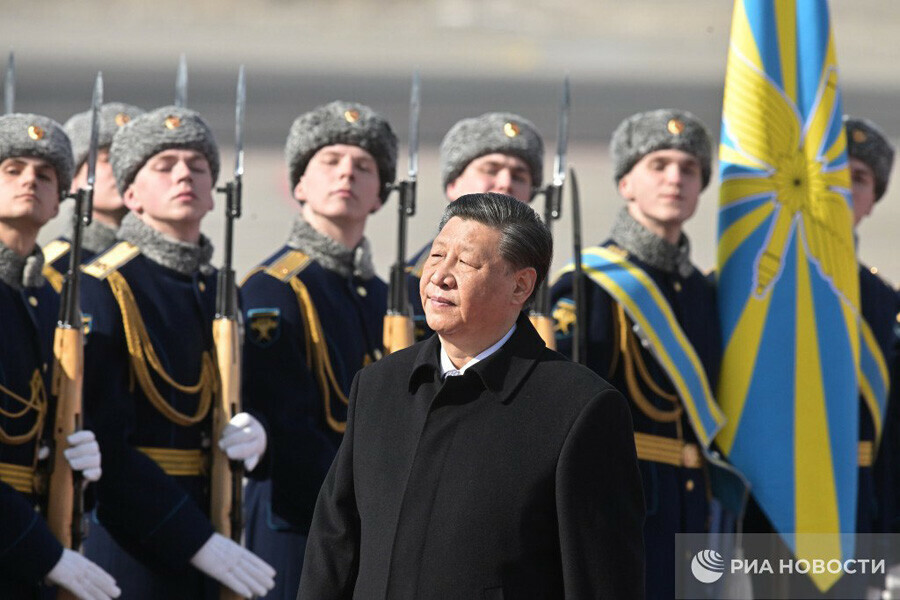 С государственным визитом в РФ прибыл председатель КНР Си Цзиньпин