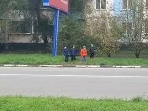 В Благовещенске маленькие дети затеяли смертельно опасную игру на дороге видео