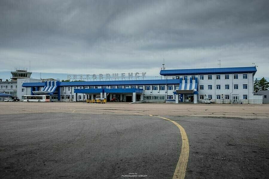 С 1 апреля аэровокзал аэропорта Благовещенск переходит на новый режим работы