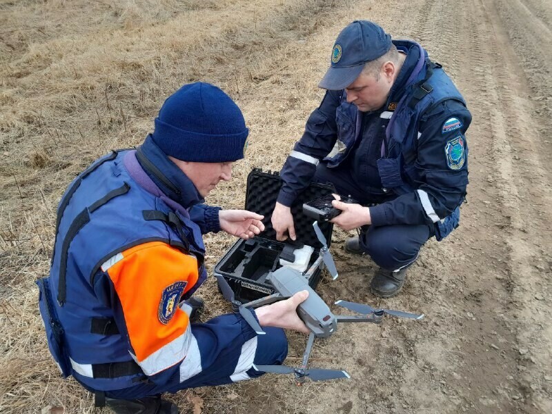 Спасатели с БПЛА уехали в Мазановский район выявлять пожары и поджигателей