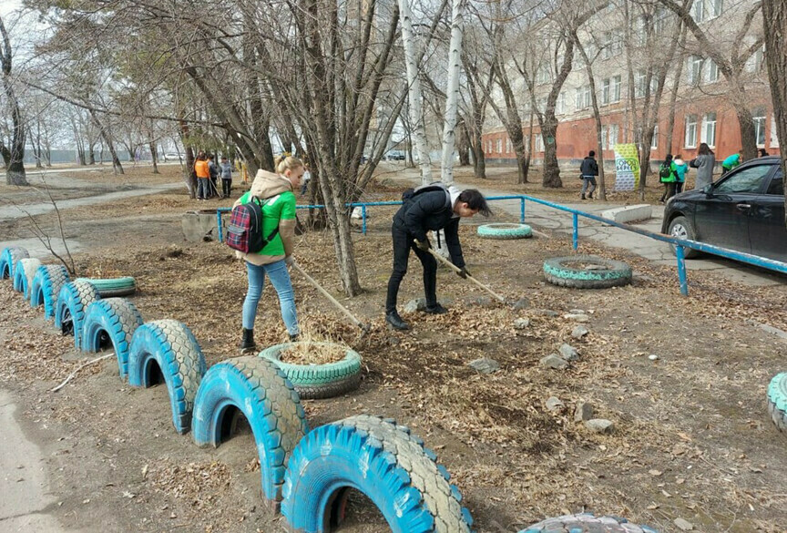 Город берегу продолжается из Благовещенска вывезли более 20 тонн мусора