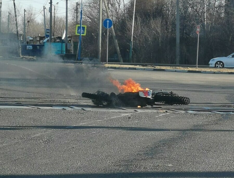 Был пьян в ГИБДД прокомментировали аварию с мотоциклистами и мусоровозом в Белогорске