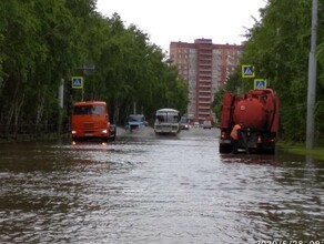 Тропический ливень прошел в Благовещенске