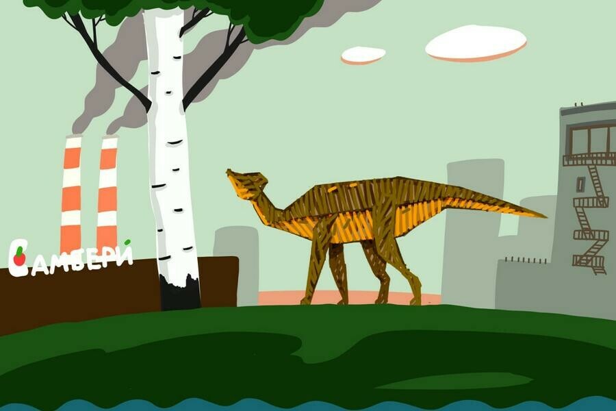 В районе калининского переезда в Благовещенске появится амурозавр в человеческий рост и с необычной историей 