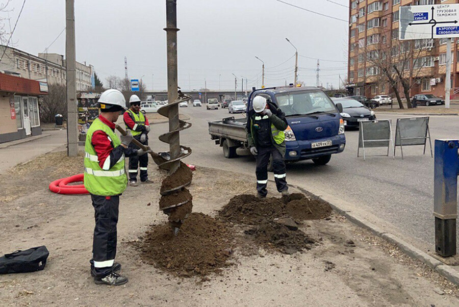 Консоли двух светофоров смонтируют в Благовещенске на следующей неделе