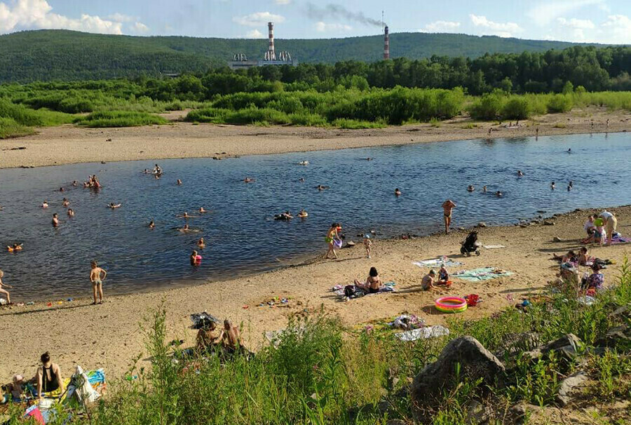 Неверный подход в Приамурье сокращается количество пляжей одного не досчитаются под Благовещенском