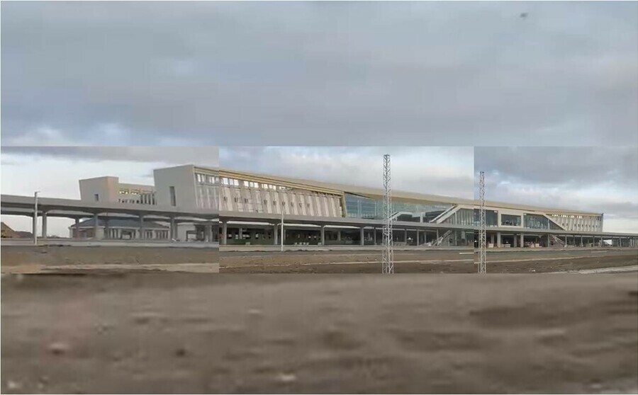 Эксклюзив на Amurlife строящееся здание нового жд вокзала в Хэйхэ