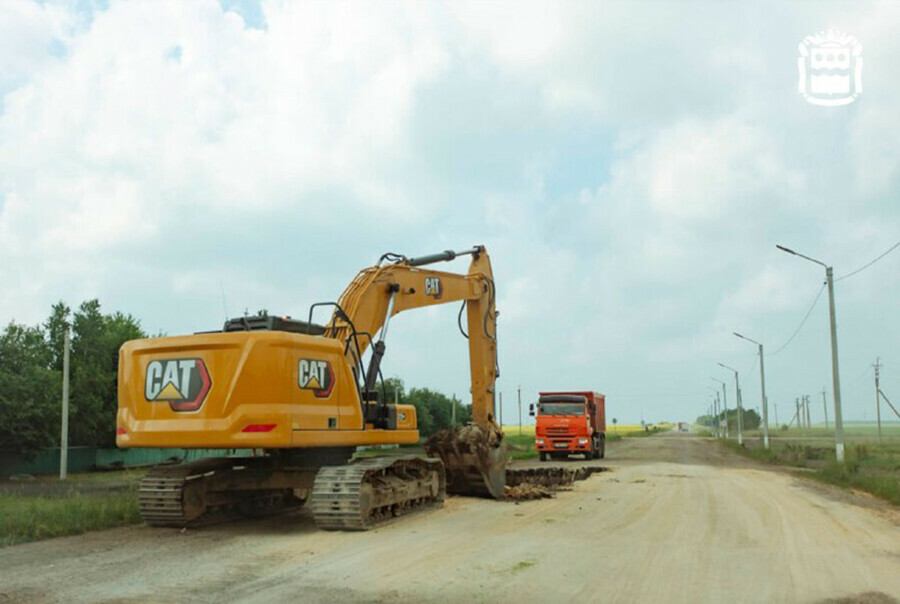 В амурском селе Ивановка начали строить дорогу для нового микрорайона