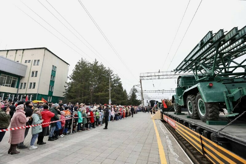 Ретропоезд Победа начал свой путь по Амурской области