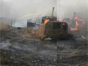 В Забайкалье палы перекинулись на город Борзя Сгорело несколько домов идет эвакуация населения