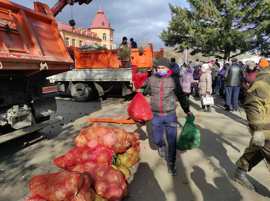28 тонн овощей получили белогорцы потерявшие урожай в ЧС