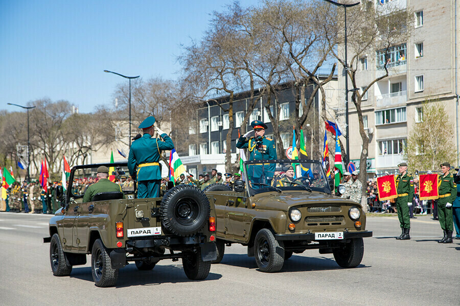Рано утром 6 мая благовещенцев снова разбудит шумом репетиция парада 
