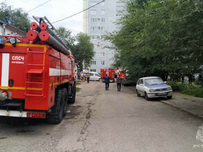 В подвале пятиэтажки Благовещенска произошел пожар 