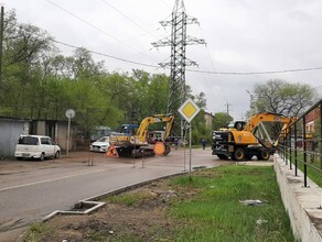 В Благовещенске на 4 дня полностью закрыли перекресток в центре города