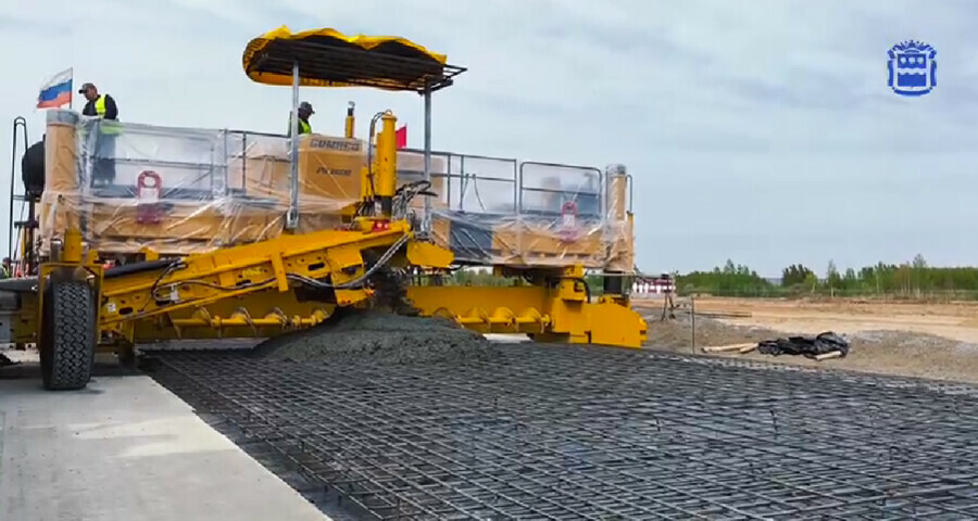 Начато бетонирование взлетнопосадочной полосы в аэропорту Благовещенска Когда завершатся все работы